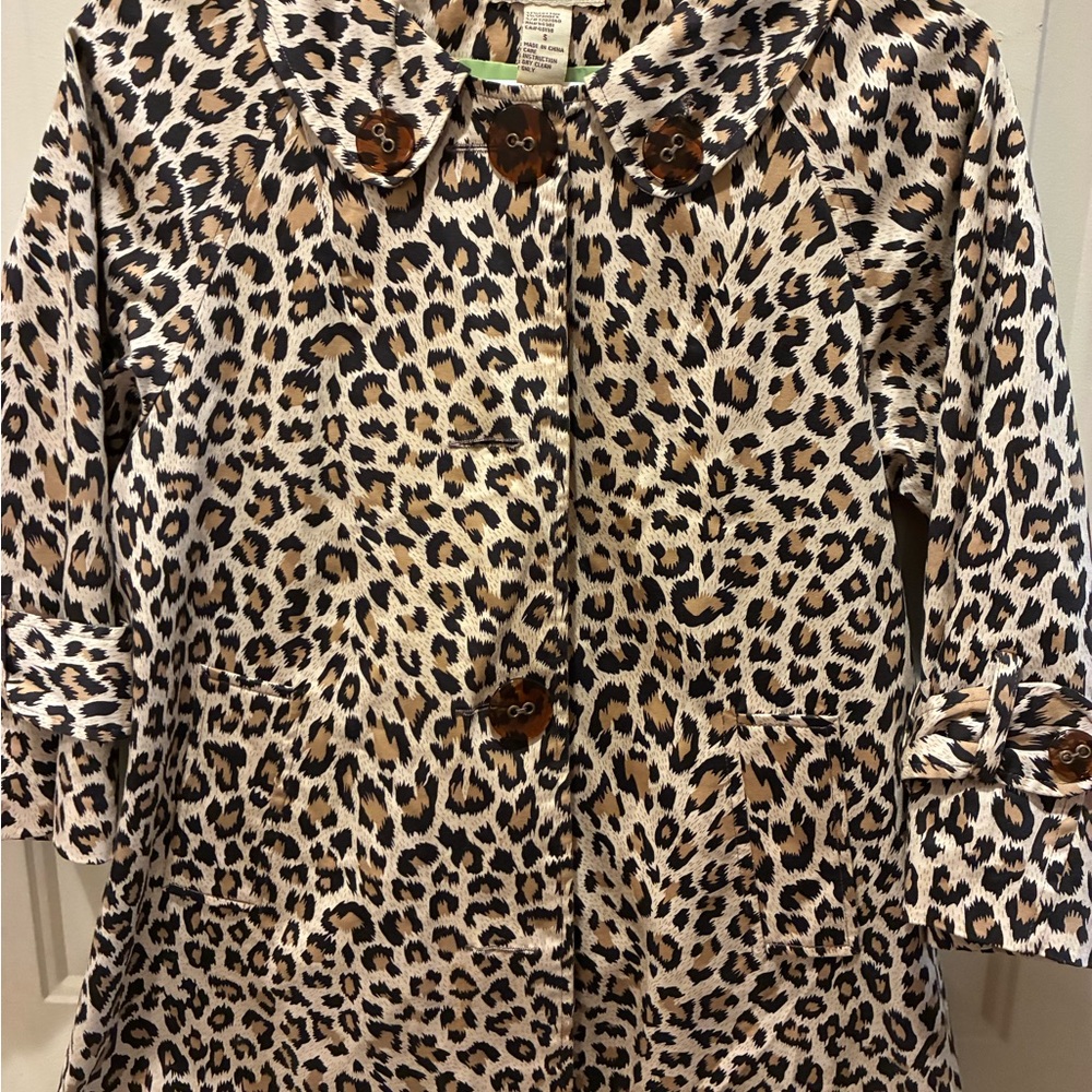 Forever Leopard Print Raincoat - image 4